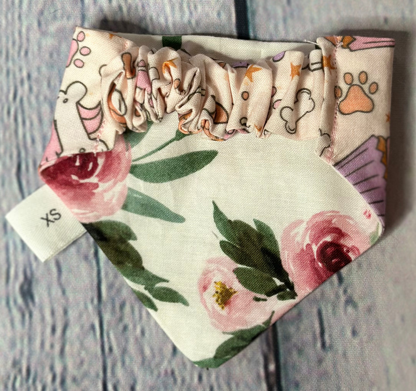 Cupcake Reversible Scrunchie Bandana