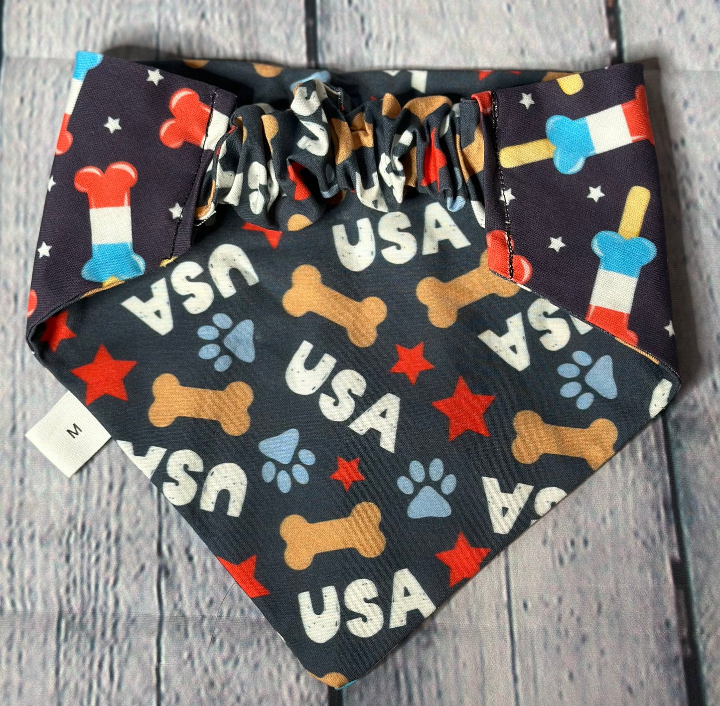Bomb Pop Reversible Scrunchie Bandana