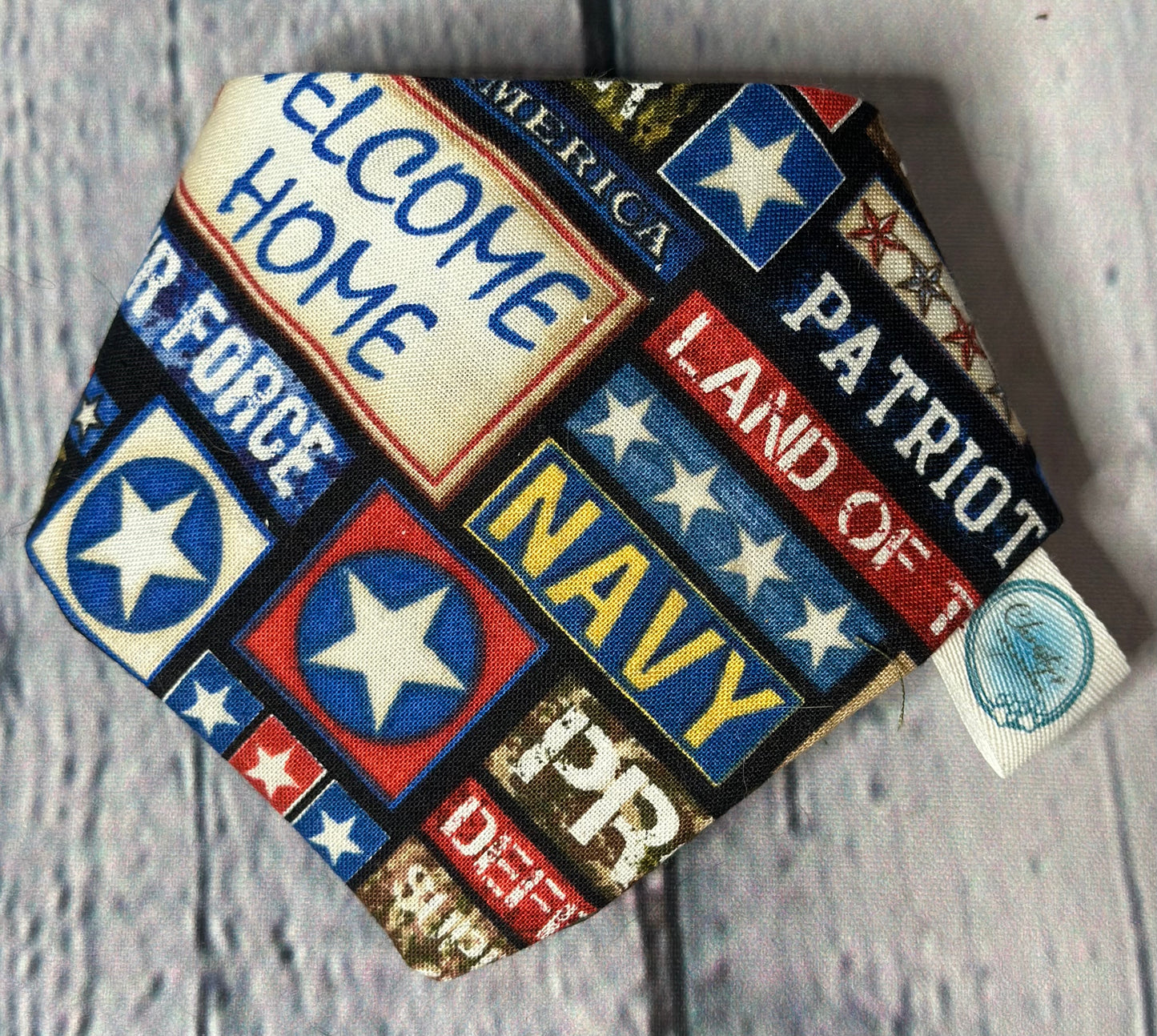 Support Our Troops Reversible Scrunchie Bandana