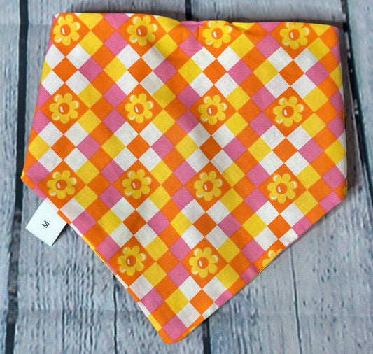 Getting Groovy Reversible Scrunchie Bandana