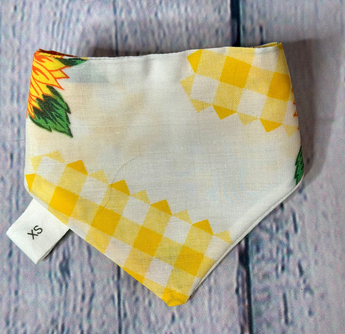 Sunflower Reversible Scrunchie Bandana