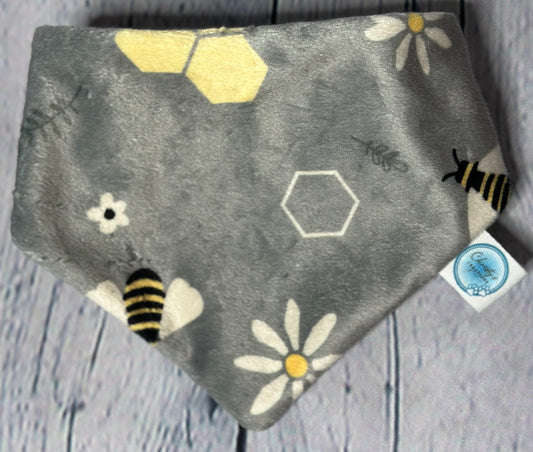 Busy Bee Reversible Scrunchie Bandana