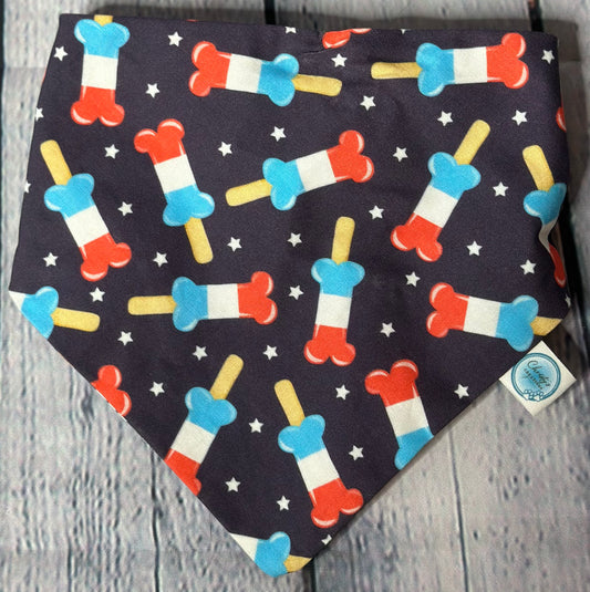 Bomb Pop Reversible Scrunchie Bandana