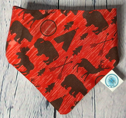 Wilderness Reversible Scrunchie Bandana