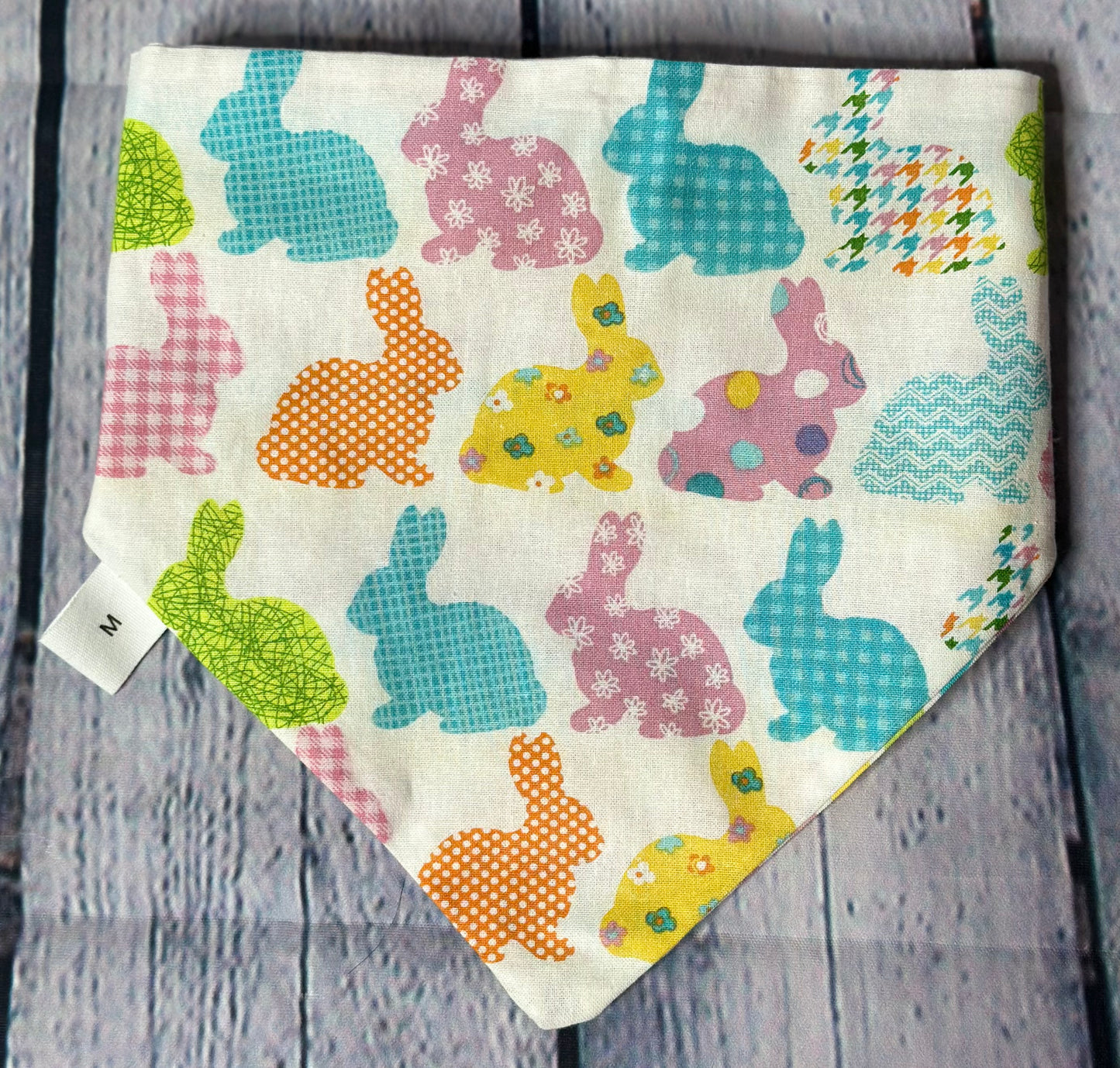 Easter Bunny Reversible Scrunchie Bandana