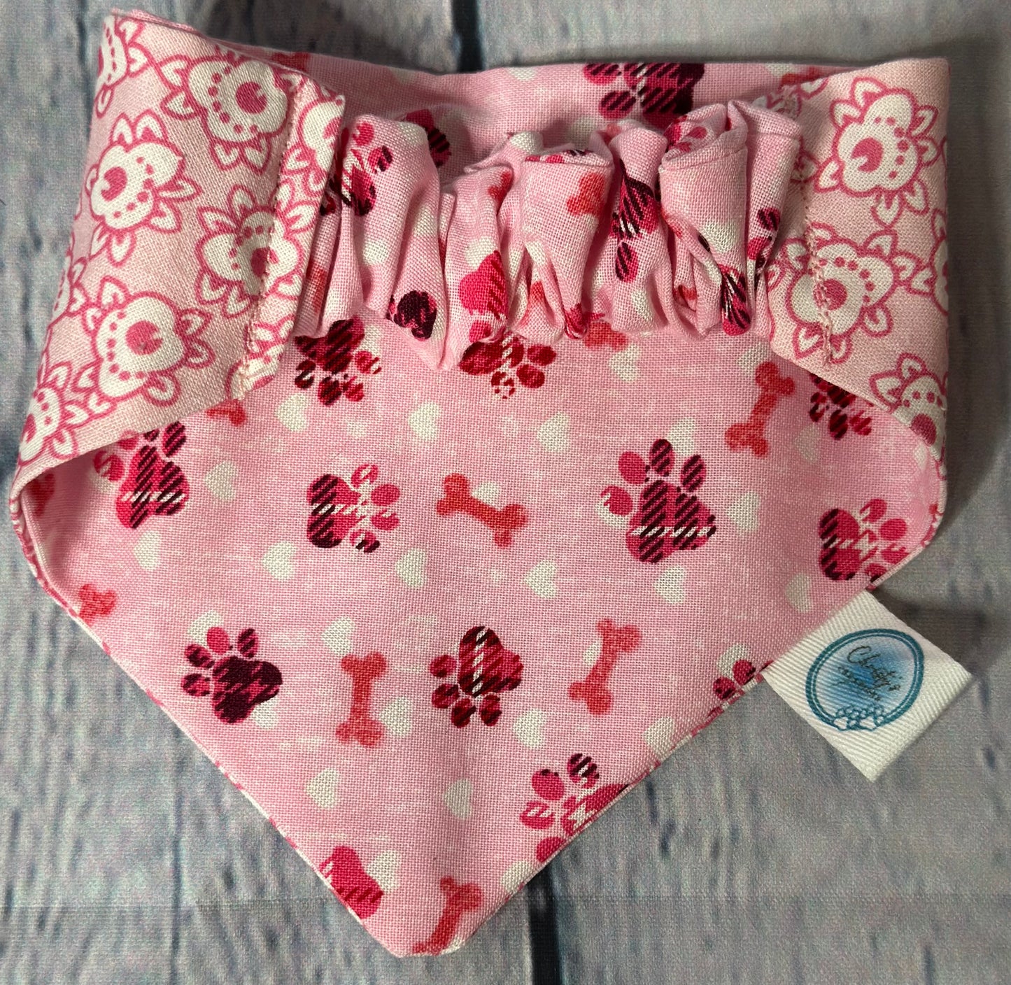 Petals Reversible Scrunchie Bandana