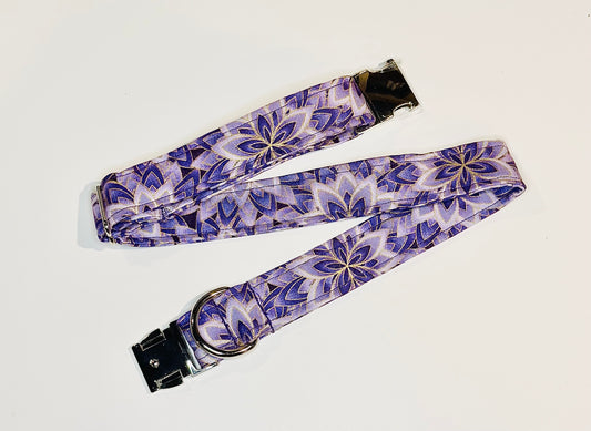 Purple Floral Collar